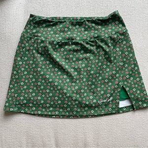 Green Floral Barstool Golf Skirt